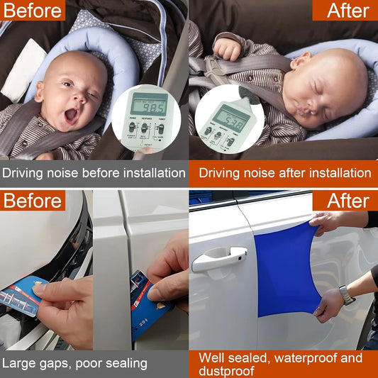 Premium Car Weather Stripping - Seal Out Noise, Dust, and Moisture!