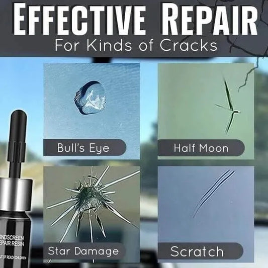 Windshield Repair Kit – New Formula for Clearer Results
