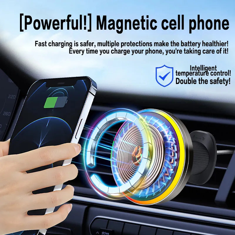 360° Rotating Magnetic Car Mount - Effortless Navigation & Call Management