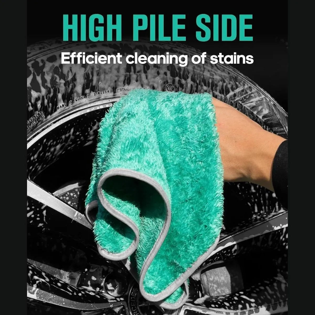 12-Pack Ultra Plush Car Drying Towels – 700GSM Microfiber, 16"x16", Scratch-Free