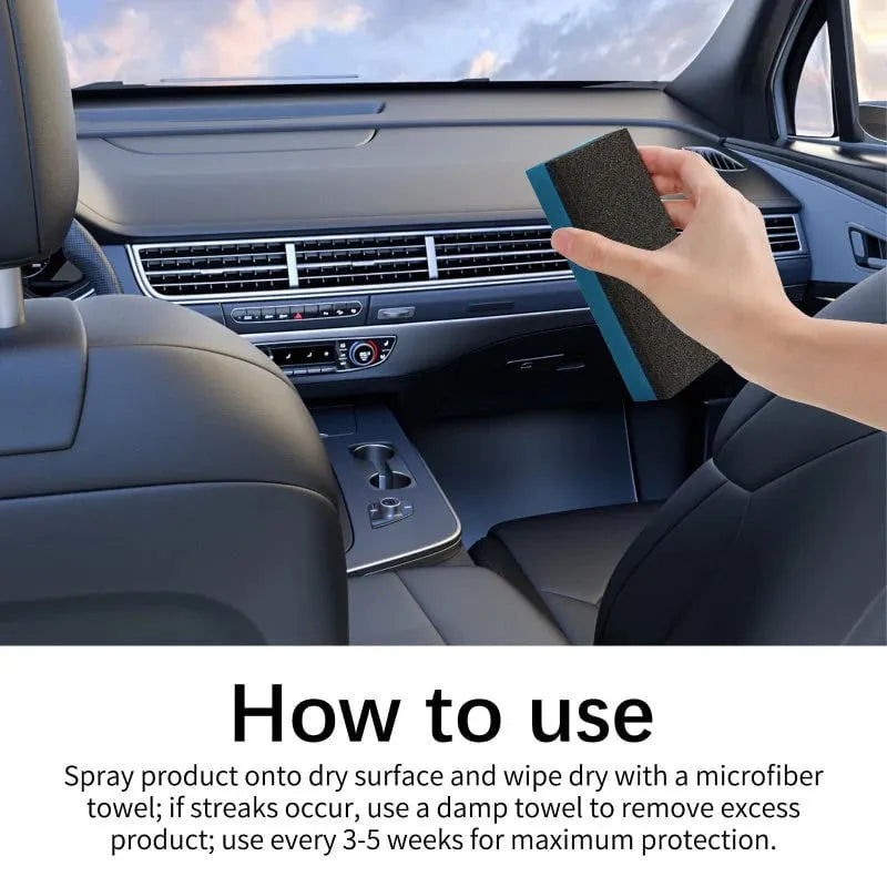 2-in-1 Car Interior & Polishing Cleaner – Shine & Clean in One Step