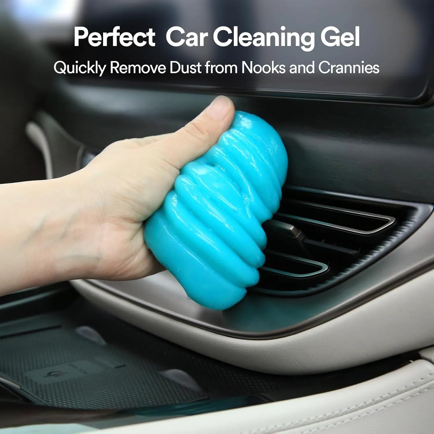 Universal Car Cleaning Gel – Interior Dust Remover for Vents, Gaps & Buttons