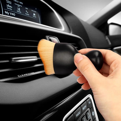 2-Pack Car Interior Detailing Brushes – Soft Bristles & Curved Design for Dust Removal