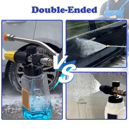 High-Pressure Dual-Head Foam Cannon – Deep Clean Your Car in Minutes