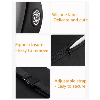 Car Lumbar Support Pillow and Car Neck Pillow Kit, Ergonomic Car Seat Headrest & Lumbar Cushion with Adjustable Strap for Neck Back Pain Relief, for Office Chair/Truck/Wheelchair