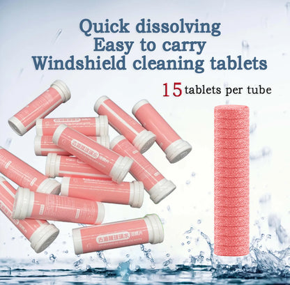 Quick-Dissolve Windshield Tablets: Streak-Free Shine, Anytime!