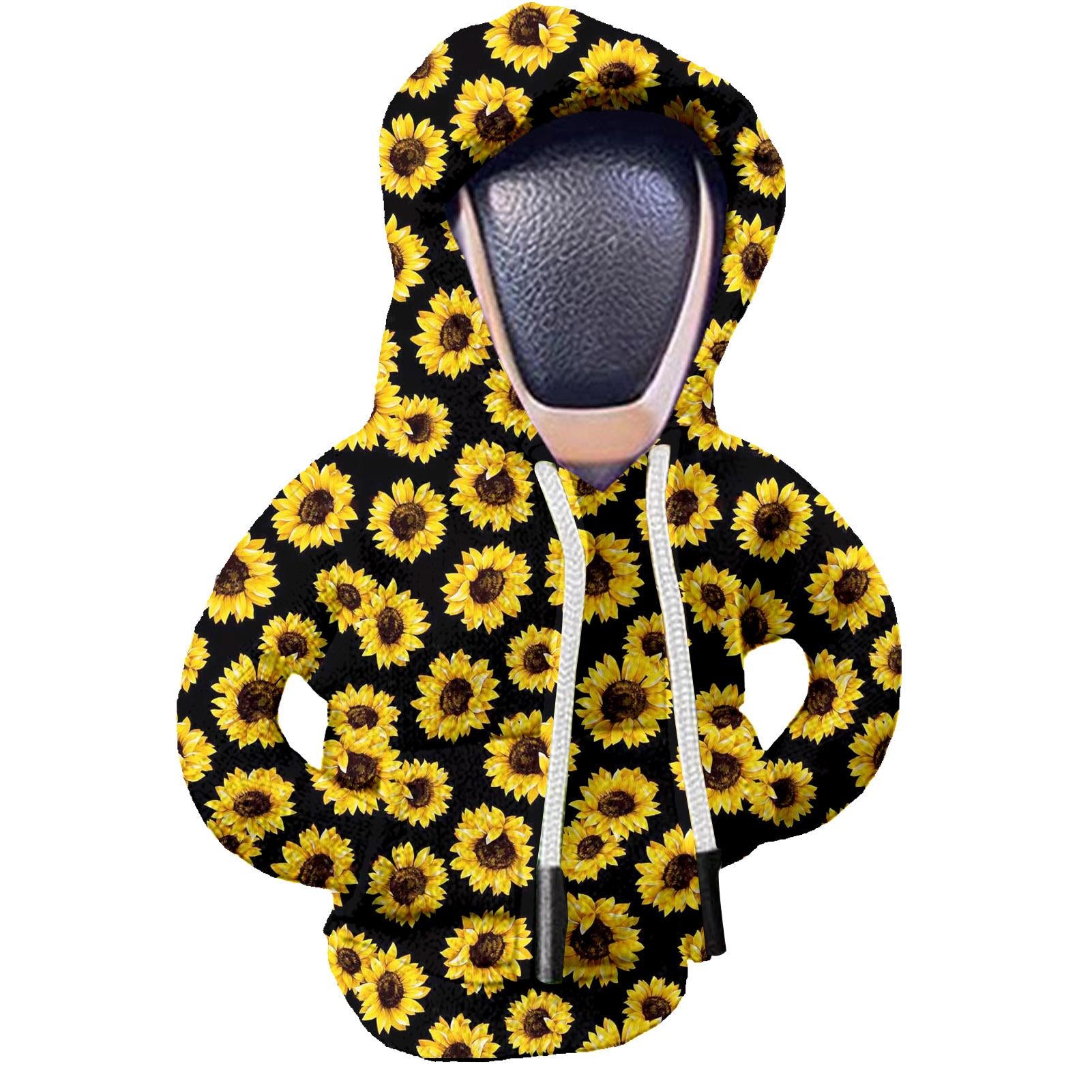 Creative Car Gear Shift Knob Cover – Decorative Protective Sleeve, Anti-Sweat Gear Lever Hoodie Style hoodies mini funny hoodie car decor fyrasol