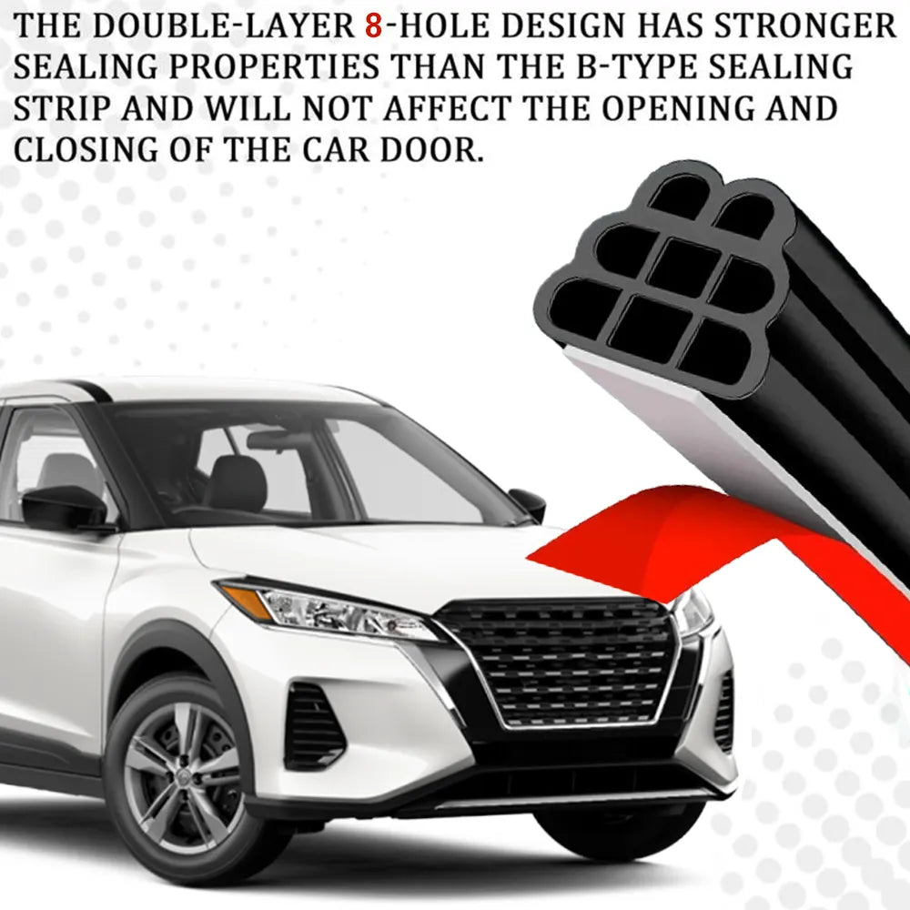 Premium Car Weather Stripping - Seal Out Noise, Dust, and Moisture!