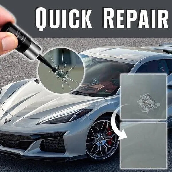 Windshield Repair Kit – New Formula for Clearer Results