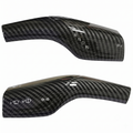 Compatible with Tesla Model 3 Model Y Column Gear Shift Cover Lever Steering Wheel Interior Protection Accessories (Carbon Fiber Pattern)