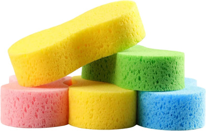 5-Pack Large Car Wash Sponges – Extra Thick & Super Absorbent Foam for Car & Home