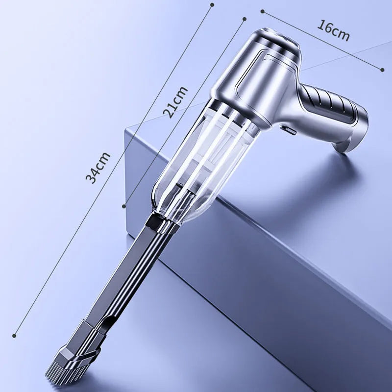 Multifunctional Handheld Car Vacuum – Strong Suction, Lightweight & Easy to Use