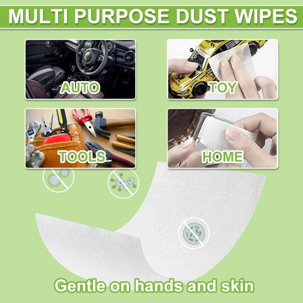 All-Purpose Cleaning Wipes – 70 Count, Extra Large 8"x10" for Auto & Home Use