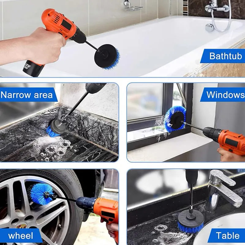 Car Detailing Brush Set – Deep Clean for Interior, Exterior & Wheels