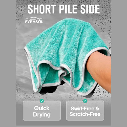 12-Pack Ultra Plush Car Drying Towels – 700GSM Microfiber, 16"x16", Scratch-Free