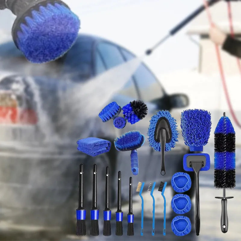 Car Detailing Brush Set – Deep Clean for Interior, Exterior & Wheels
