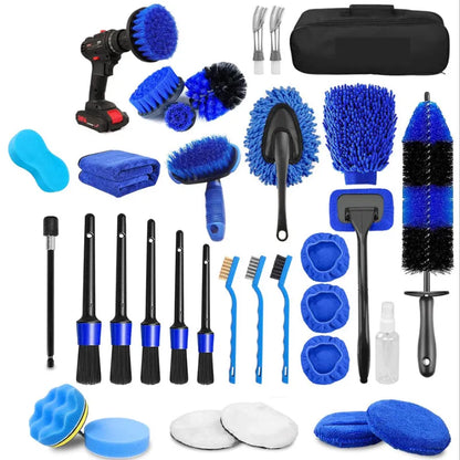 Car Detailing Brush Set – Deep Clean for Interior, Exterior & Wheels