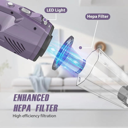 Cordless Handheld Car Vacuum – Powerful Suction, Lightweight & Rechargeable