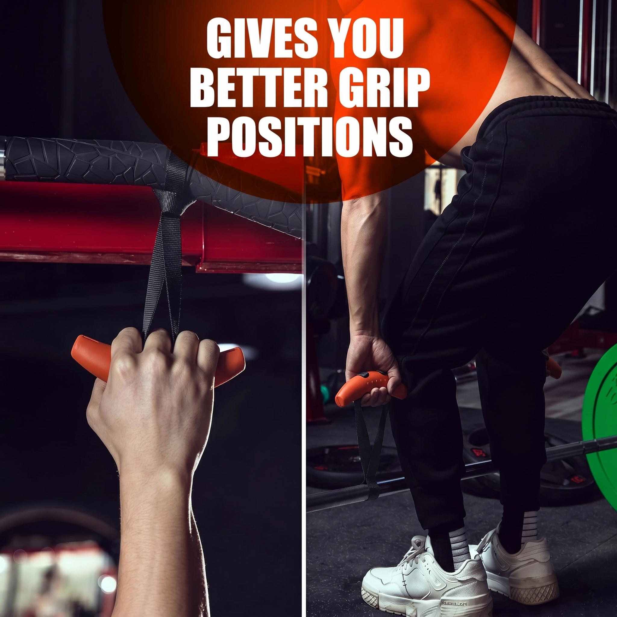 Ergonomic Pull Up Handles for Home Gym Workout Neutral Grip Attachments with Heavy Duty Straps fyrasol