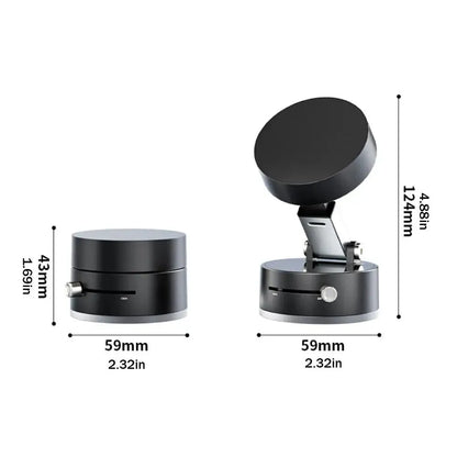 Double-Sided Magnetic Phone Mount – Strong Suction, Easy Setup