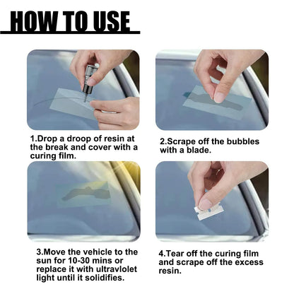 Windshield Crack Repair Kit