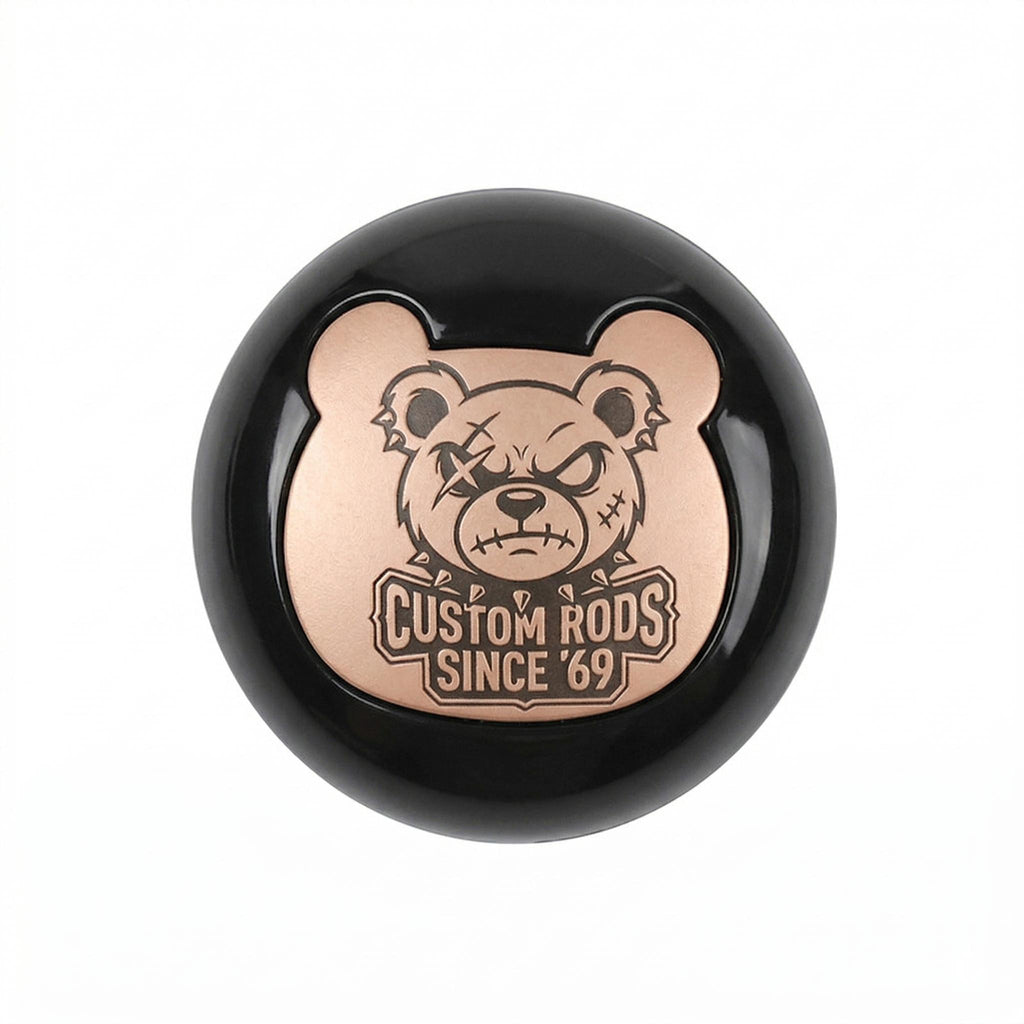Bear Pattern Push to Start Button Cover for Car Interior Direct Press Ignition Accessory with No Flip Design fyrasol