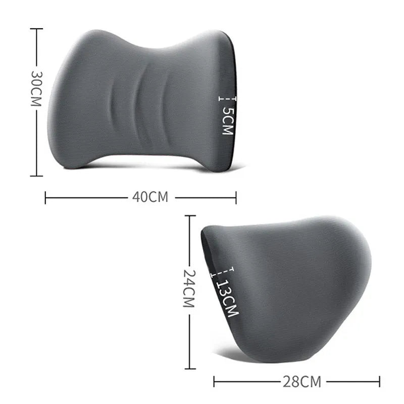 Ergonomic Car Seat Cushion Set – Neck and Lumbar Support for All Vehicles
