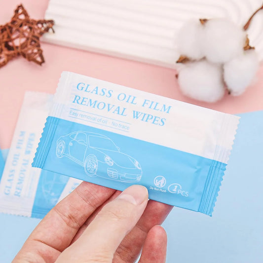 100PCS Car Cleaning Wipes – Individually Wrapped for Leather, Glass & Interior