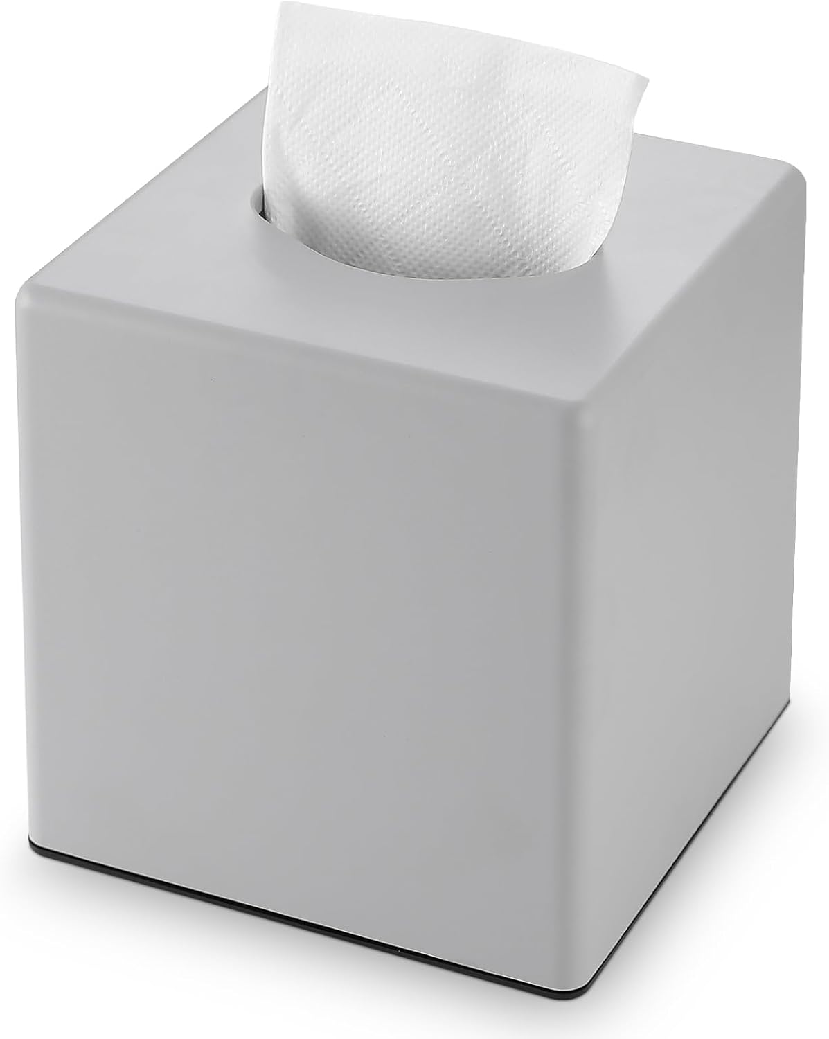 Tissue Box Cover, Modern Decorative Square Facial Storage Tissue Box Holder, Home Accessories for Bathroom Vanity Countertops, Dressers, Night Stand, Parlors and Office - Matte Black mysite