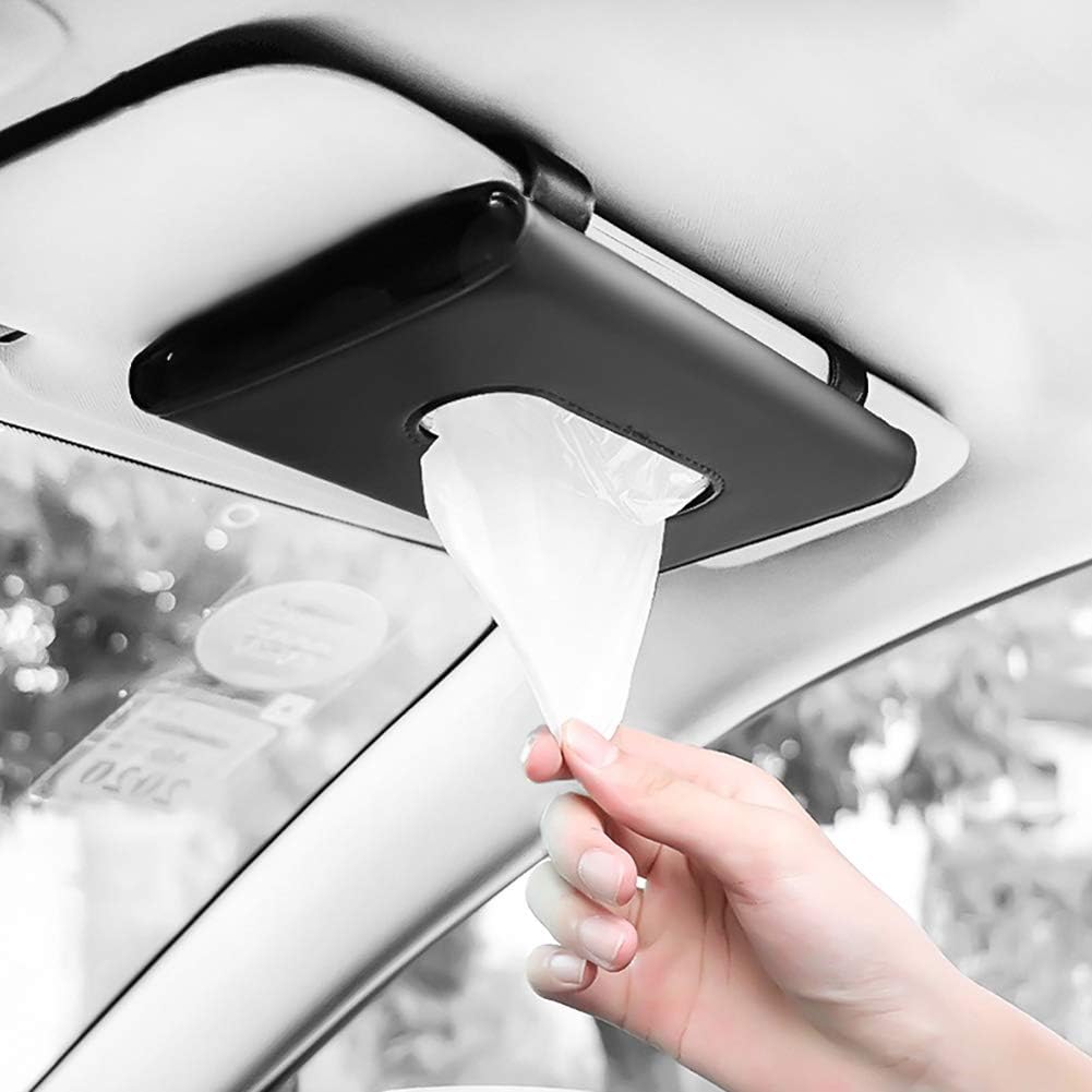 Carstuus Beige Car Tissue Holder for Sun Visor, Universal Fit All Vehicles mysite