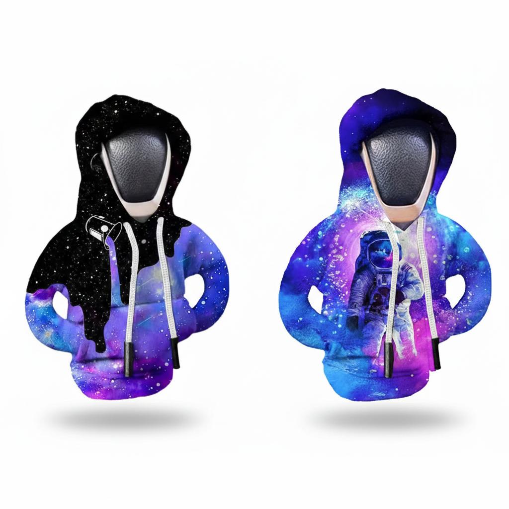 Creative Car Gear Shift Knob Cover – Decorative Protective Sleeve, Anti-Sweat Gear Lever Hoodie Style hoodies mini funny hoodie car decor fyrasol