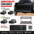 Tailgate Table Foldable Rear Cargo Shelf Compatible with Jeep Wrangler 2007-2017 JK JKU & 2018-2026 JL JLU 4XE, Not Fit JK Models with Stock Subwoofer