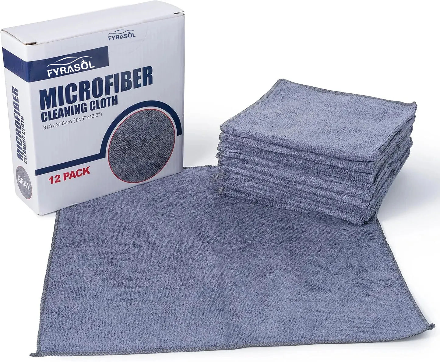 High-Performance Car Wash Cloths – 12PCS Microfiber, 1200 Washes Guaranteed
