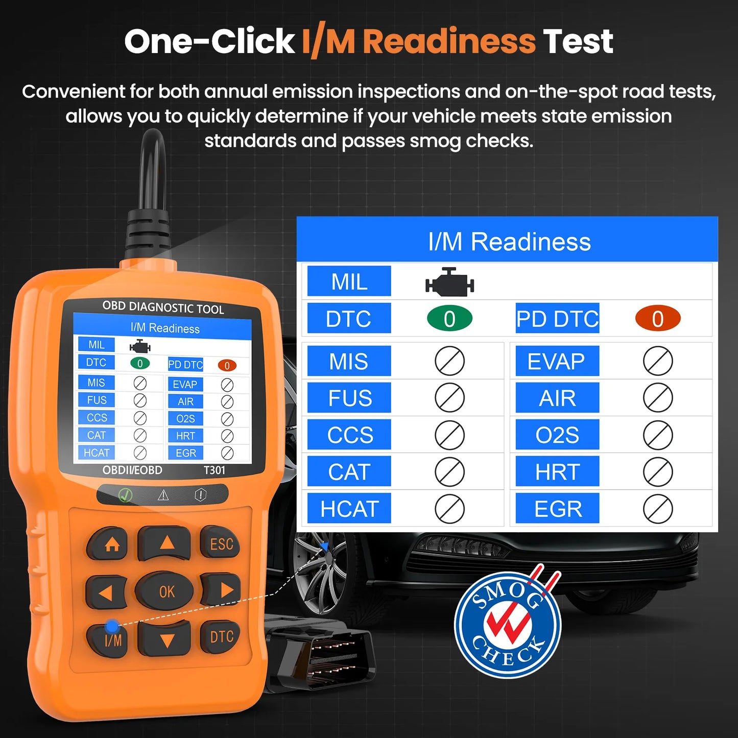 OBD2 Scanner: Check Engine Light Code Reader & Reset Tool