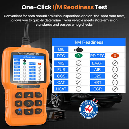 OBD2 Scanner: Check Engine Light Code Reader & Reset Tool