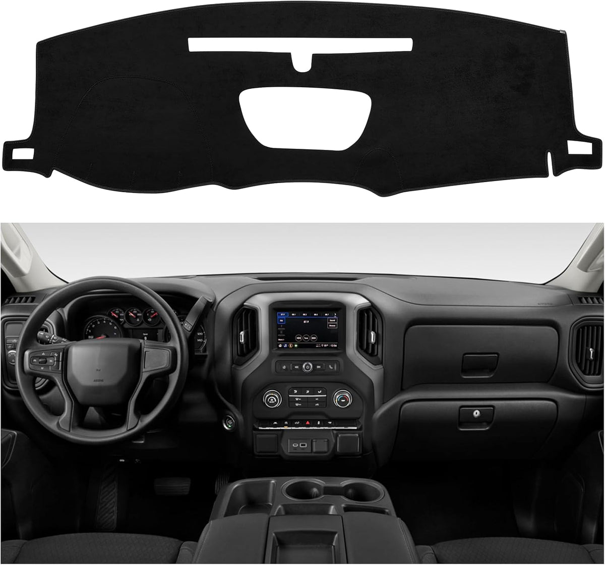 Dashboard Dash Board Cover Mat Carpet Compatible with Tesla Model Y 2020-2024, Compatible with Tesla Model 3 2017-2023 mysite