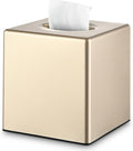 Tissue Box Cover, Modern Decorative Square Facial Storage Tissue Box Holder, Home Accessories for Bathroom Vanity Countertops, Dressers, Night Stand, Parlors and Office - Matte Black mysite