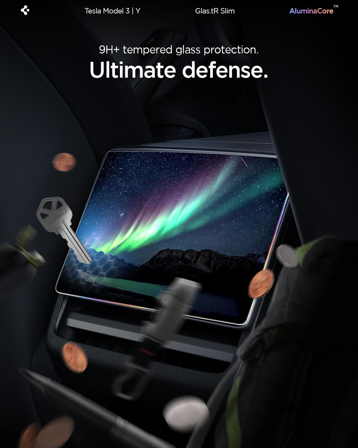 Spigen Screen Protector Clear for Model 3 (2024-2026), Model Y (2025-2026) mysite