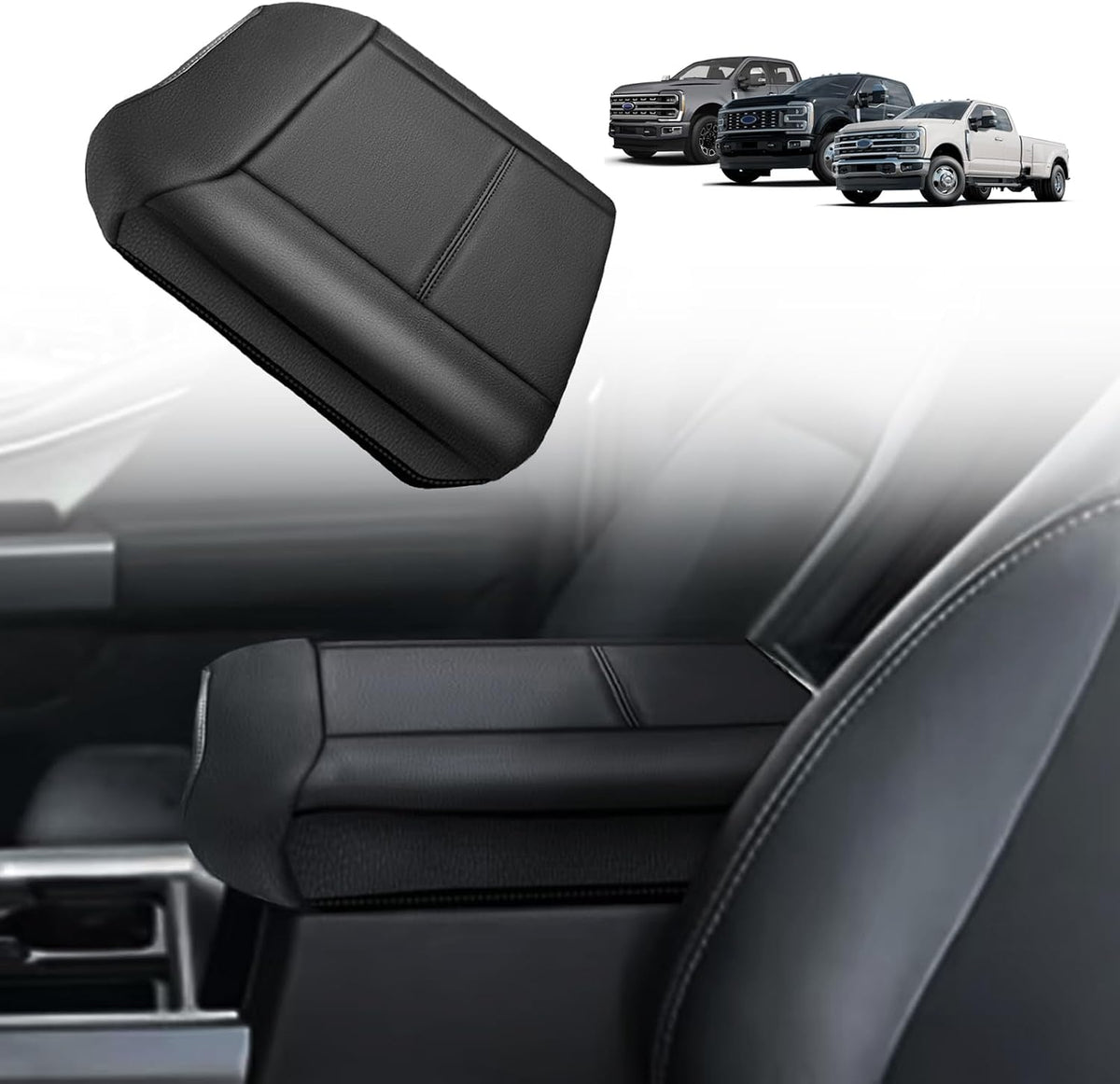 Armrest Cover for Silverado/Sierra 2019-2026, Regular Thick, Bench mysite