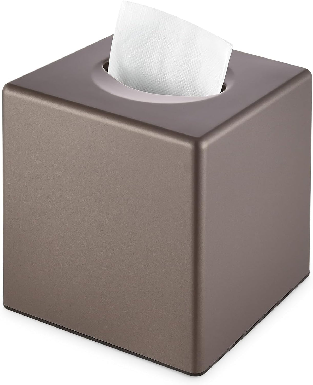 Tissue Box Cover, Modern Decorative Square Facial Storage Tissue Box Holder, Home Accessories for Bathroom Vanity Countertops, Dressers, Night Stand, Parlors and Office - Matte Black mysite