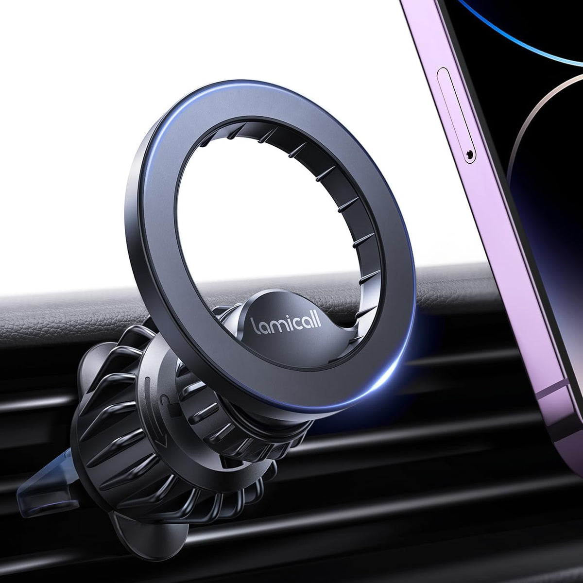 Lamicall for MagSafe Car Mount Vent 20 Super Magnets Accessories for iPhone mysite