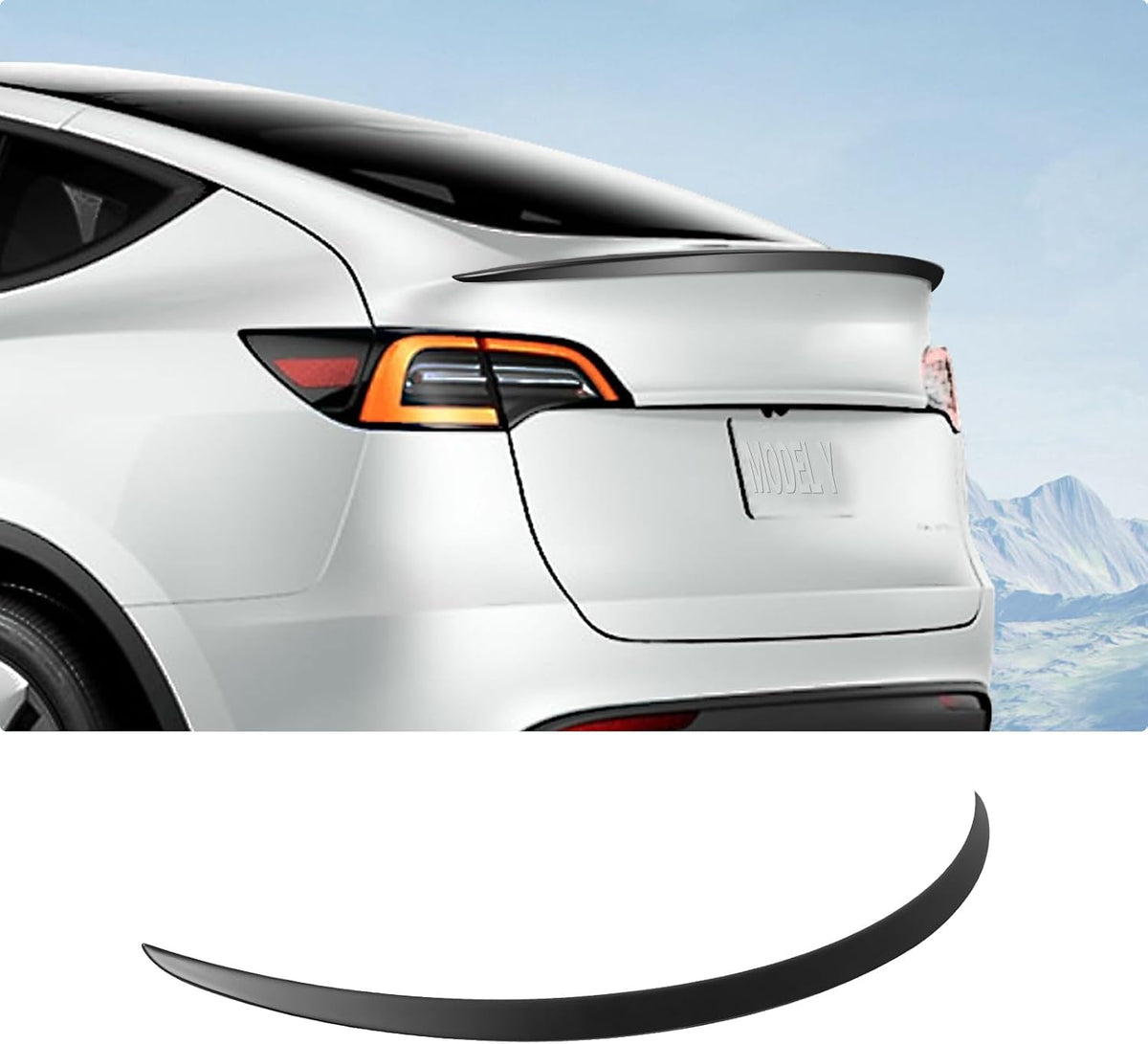BASENOR Spoiler for 2017-2023 Tesla Model 3 ABS Material Rear Spoiler Wing mysite