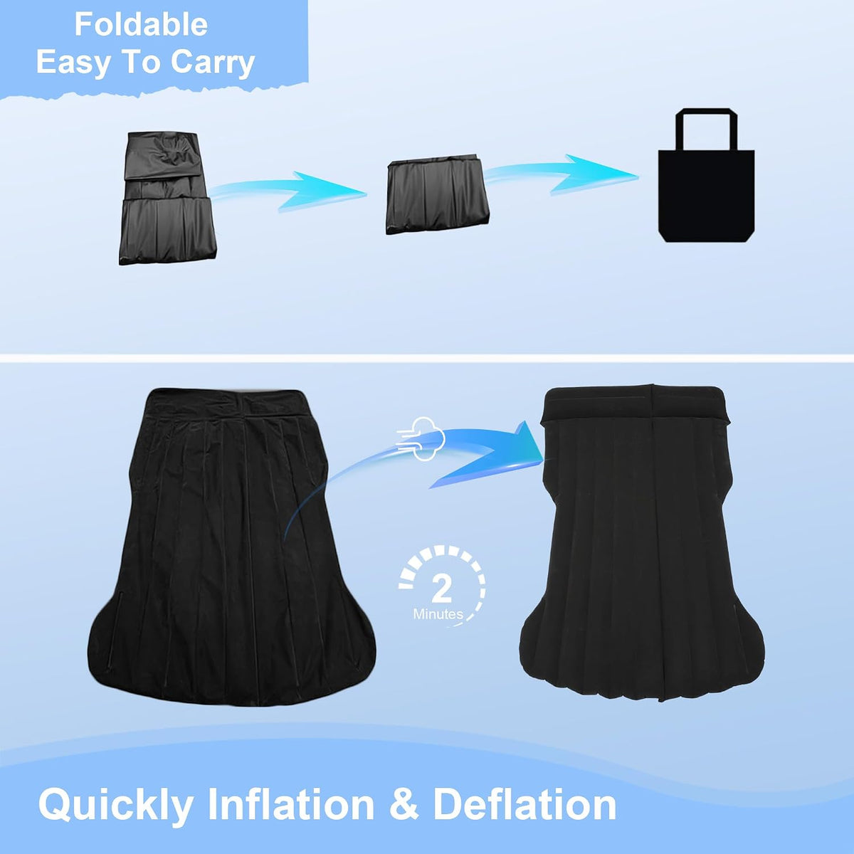 Car Air Mattress Inflatable Camping Bed for Tesla Model Y Backseat Trunk mysite