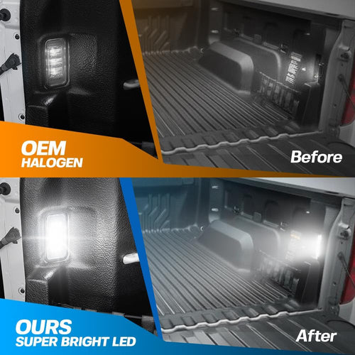 2Pcs LED Truck Bed Light Rear Cargo Area Lamp for 2019-2026 Chevy Silverado GMC Sierra 1500 2500HD 3500HD White Stock Bed Lighting for 2024+ Sierra EV Cadilla.c Escalade IQ OEM Replacement 84396982 mysite