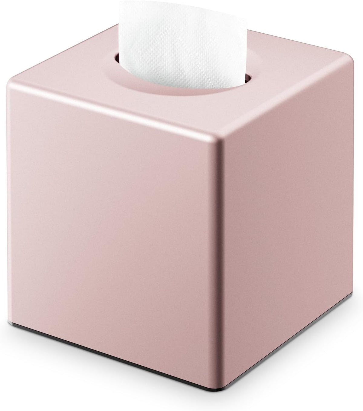 Tissue Box Cover, Modern Decorative Square Facial Storage Tissue Box Holder, Home Accessories for Bathroom Vanity Countertops, Dressers, Night Stand, Parlors and Office - Matte Black mysite