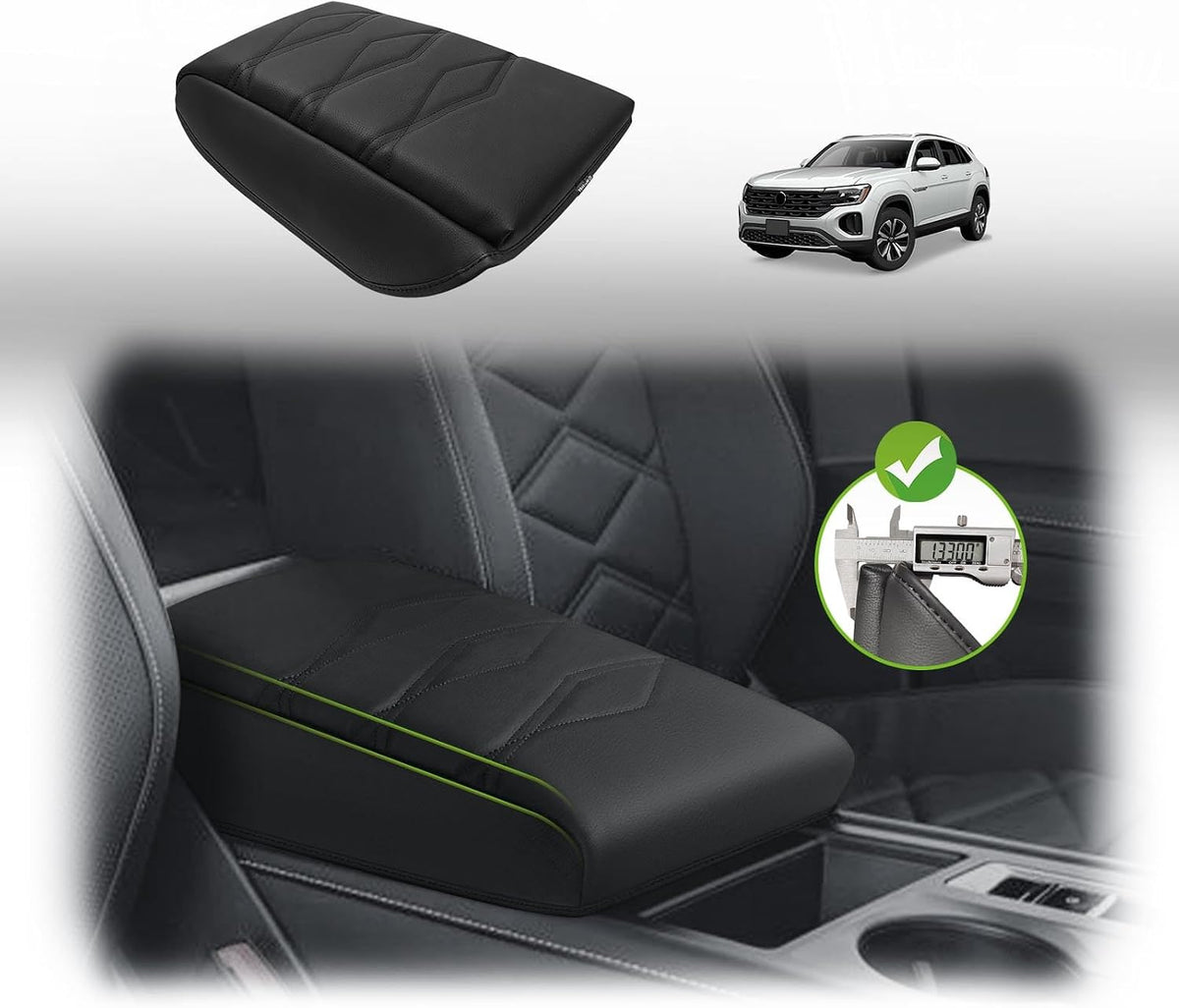 Armrest Cover for Silverado/Sierra 2019-2026, Regular Thick, Bench mysite