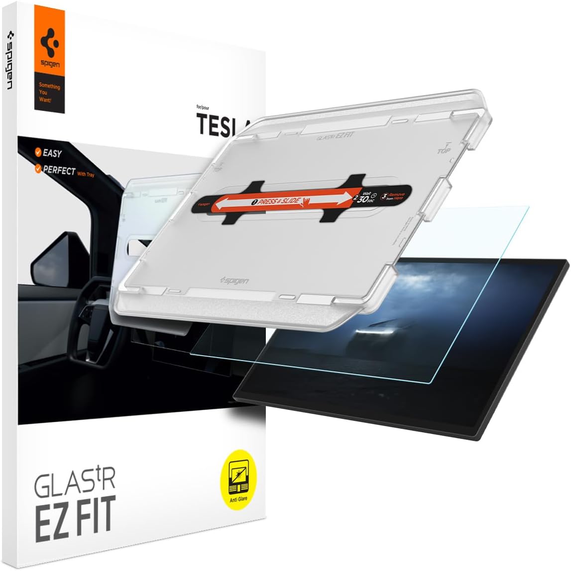 Spigen Screen Protector Matte for Model 3 (2017-2023), Model Y (2020-2025) mysite