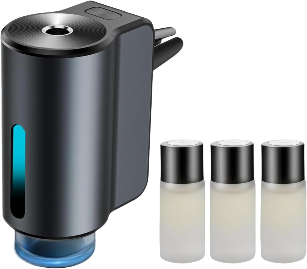 Car Air Freshener Diffuser, Smart Car Air Freshener, Car Diffuser Air Freshener with Three Adjustable Modes, Aromatizante Para Carro with 3pcs Essential Oil, Car Fresheners Long Lasting mysite