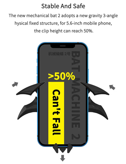 Bat Wings Car Phone Holder Universal Air Vent Mount