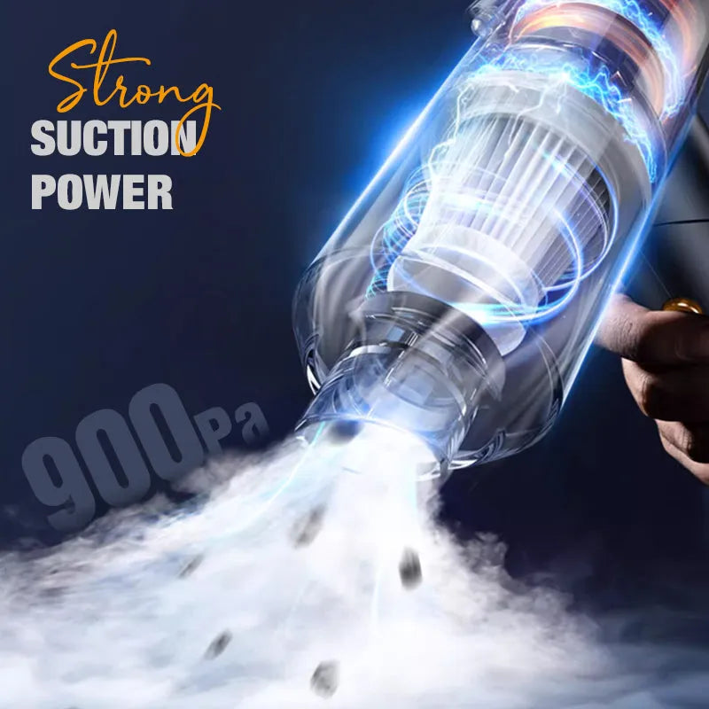 Handheld Cordless Car Vacuum – Perfect for Seats, Floors & Tight Spaces